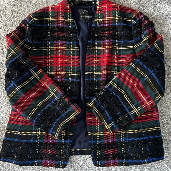 J. Crew | Going-Out Blazer in Stewart Tartan - Picture 2 of 4